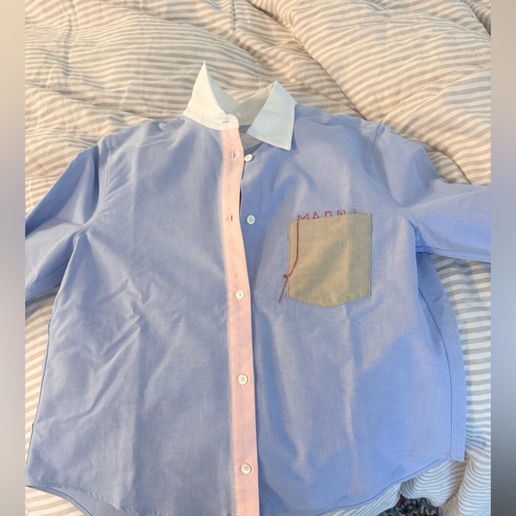 Marni contrast collar oxford button down BNWT - Picture 5 of 12